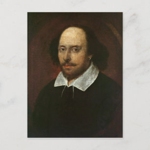 Portrait of William Shakespeare c.1610 Postcard