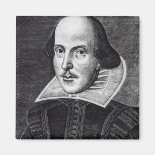 Portrait of William Shakespeare Magnet