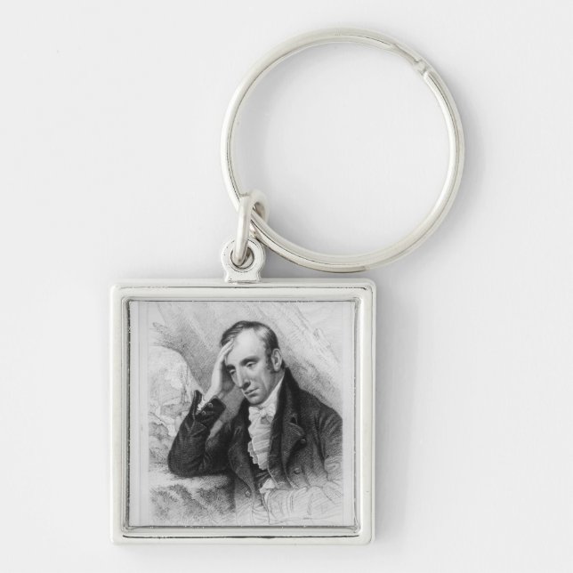 Portrait of William Wordsworth Keychain (Front)