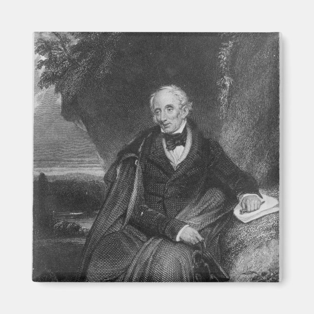 Portrait of William Wordsworth Magnet (Front)