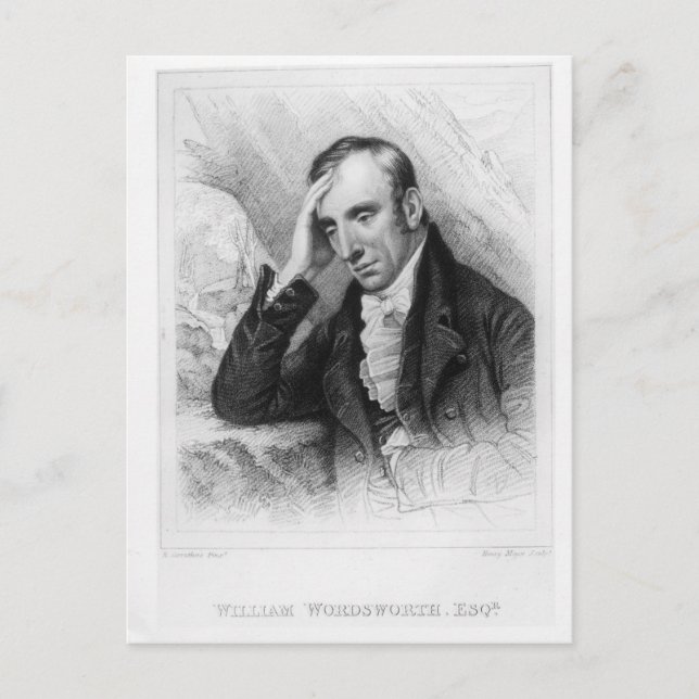 Portrait of William Wordsworth Postcard (Front)