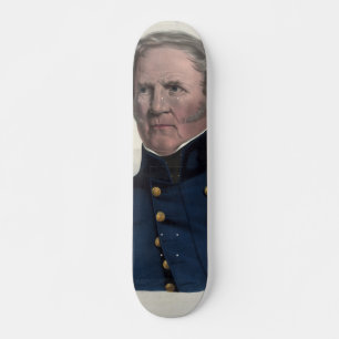 Portrait of Winfield Scott skateboard Deck
