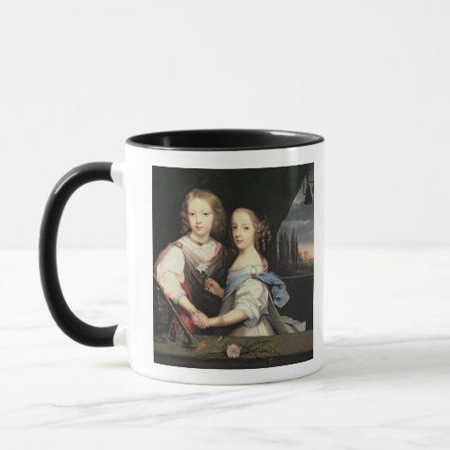 Portrait of Winston and Arabella 1648_1730 Churc Mug