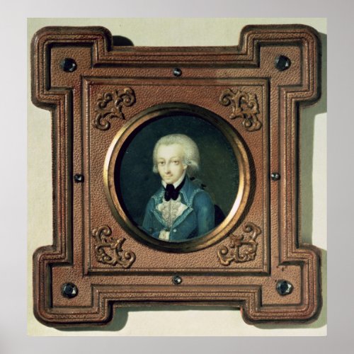 Portrait of Wolfgang Amadeus Mozart  1773 Poster