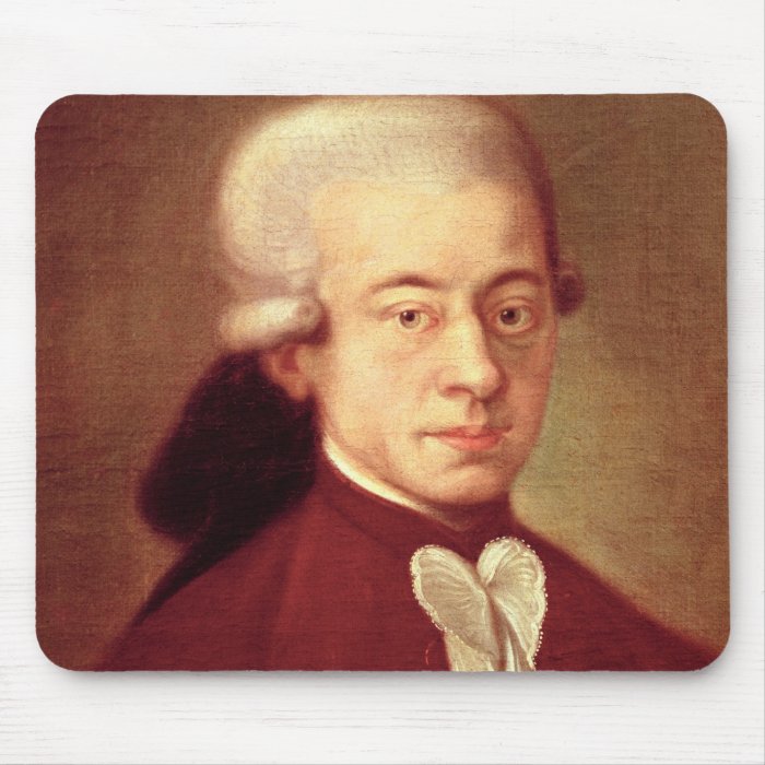 Portrait of Wolfgang Amadeus Mozart  after 1770 Mouse Pad