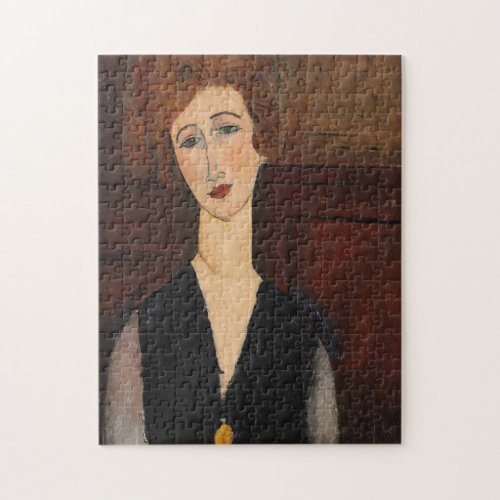 Portrait of Woman Modigliani Jigsaw Puzzle