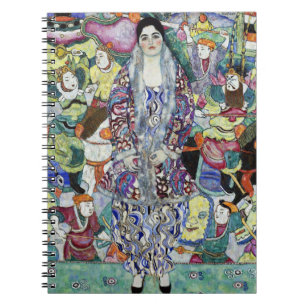 Portrait of Woman painting by Gustav Klimt Notebook