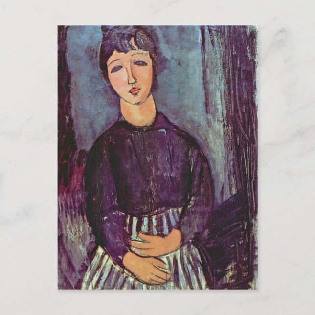 Portrait of Zofe by Amedeo Modigliani Postcard (Front)