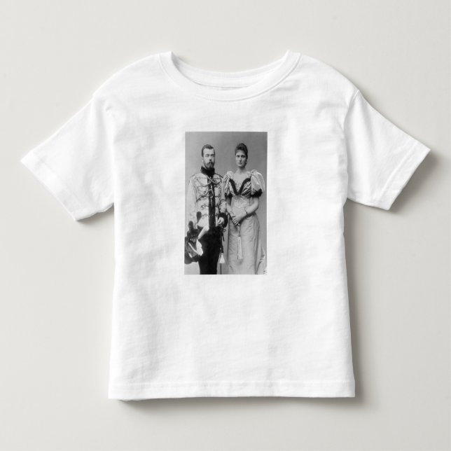 Portrait photograph of Tsar Nicholas II (1868-1918 Toddler T-shirt (Front)