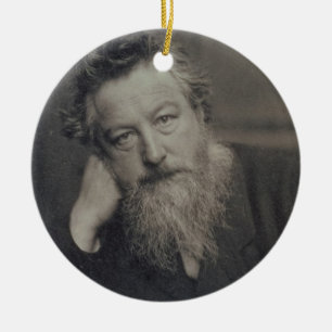 Portrait photograph of William Morris (1834-96) by Ceramic Ornament