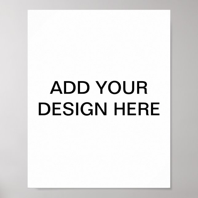Portrait Poster - Bring Your Designs to Life (Front)