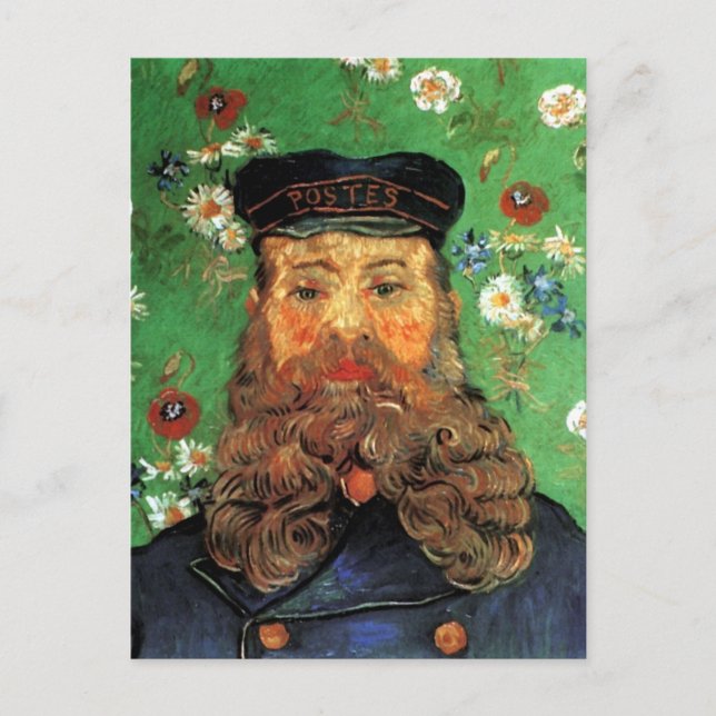 Portrait Postman Joseph Roulin Van Gogh Fine Art Postcard (Front)