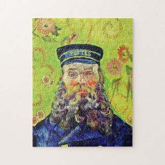 Portrait Postman Joseph Roulin Vincent van Gogh Jigsaw Puzzle
