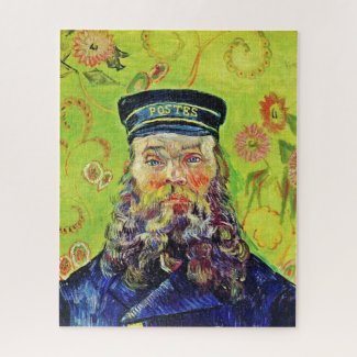Portrait Postman Joseph Roulin Vincent van Gogh Jigsaw Puzzle