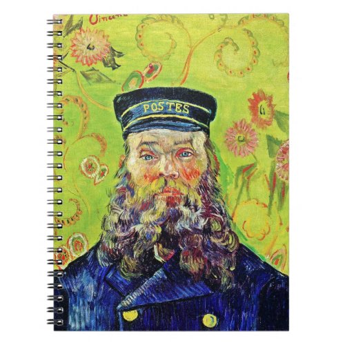 Portrait Postman Joseph Roulin Vincent van Gogh Notebook