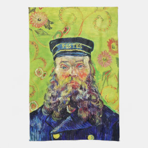 Portrait Postman Joseph Roulin Vincent van Gogh Towel