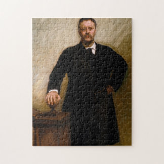 Portrait President Theodore Roosevelt J.S. Sargent Jigsaw Puzzle