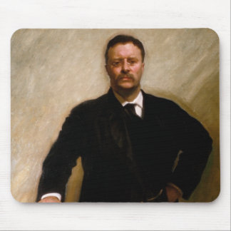 Portrait President Theodore Roosevelt J.S. Sargent Mouse Pad