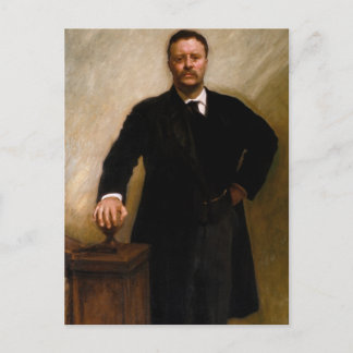 Portrait President Theodore Roosevelt J.S. Sargent Postcard