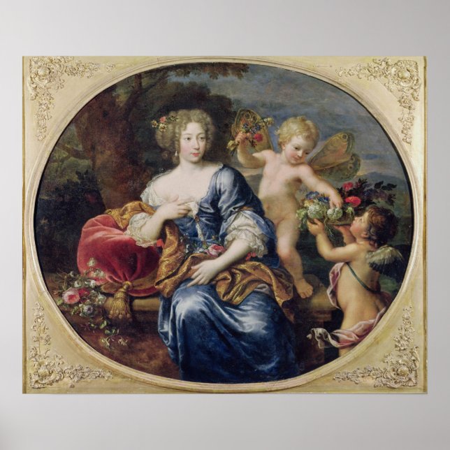 Portrait presumed to be Francoise-Athenais Poster (Front)