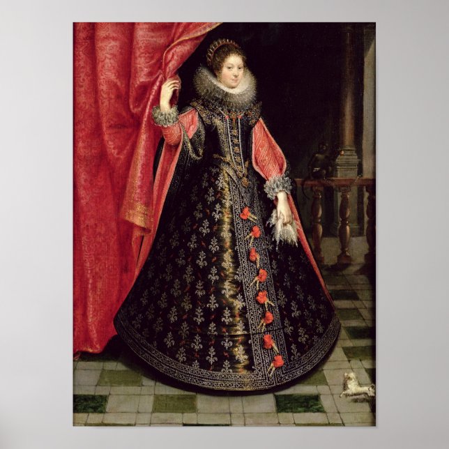 Portrait presumed to be Henrietta Maria of Poster (Front)