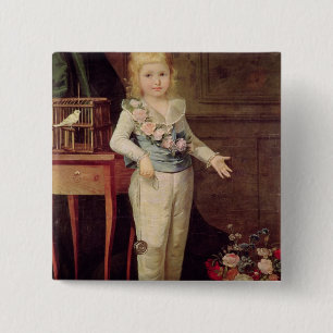 Portrait Presumed to be Louis XVII Button