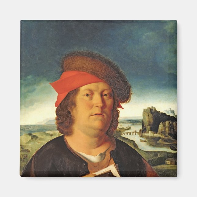 Portrait presumed to be Paracelsus Magnet (Front)
