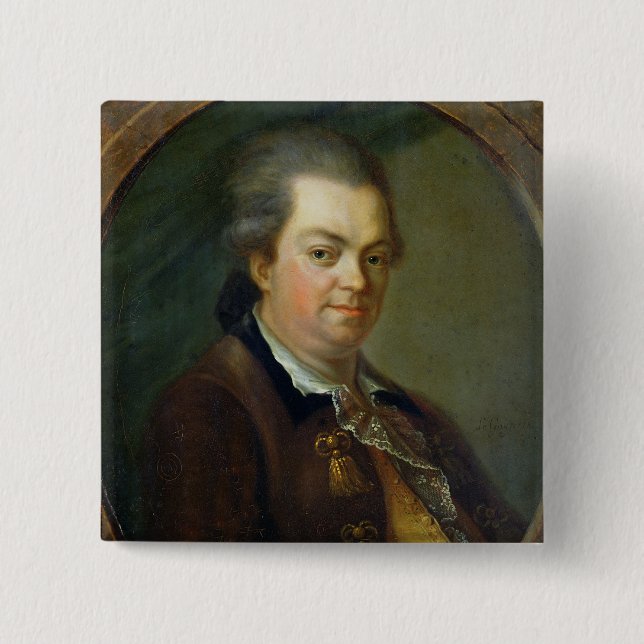 Portrait presumed to be pinback button (Front)