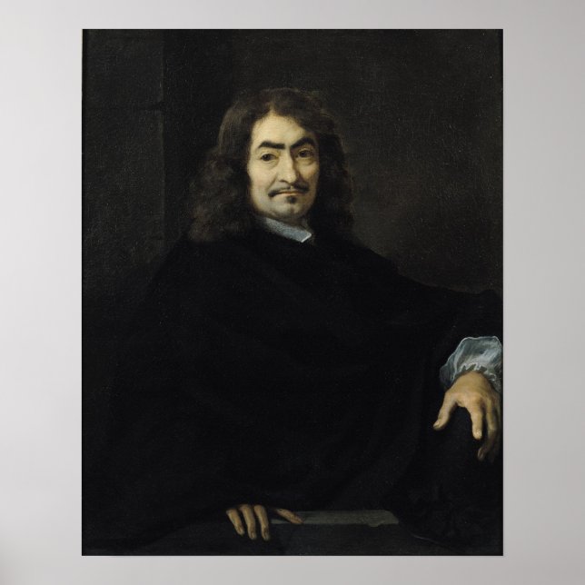 Portrait, presumed to be Rene Descartes Poster (Front)