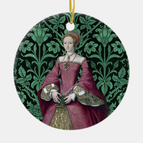 Portrait Princess Elizabeth Tudor Queen  Ceramic Ornament