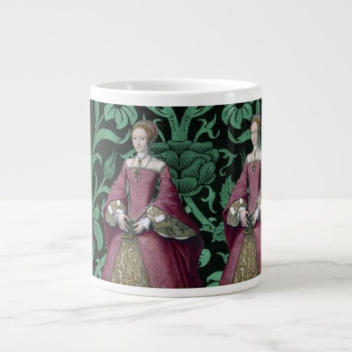 Portrait Princess Elizabeth Tudor Queen  Giant Coffee Mug