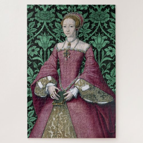 Portrait Princess Elizabeth Tudor Queen  Jigsaw Puzzle