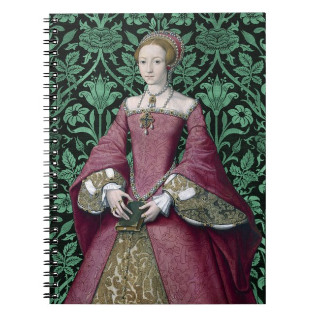 Portrait Princess Elizabeth Tudor, Queen  Notebook (Front)