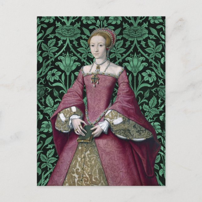 Portrait Princess Elizabeth Tudor, Queen  Postcard (Front)