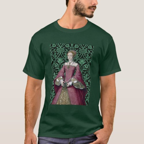 Portrait Princess Elizabeth Tudor Queen  T_Shirt