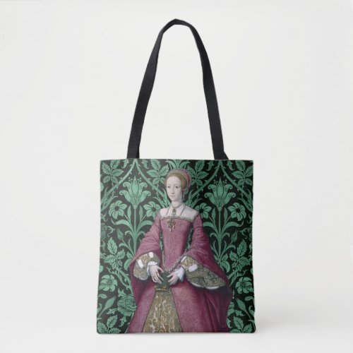 Portrait Princess Elizabeth Tudor Queen  Tote Bag