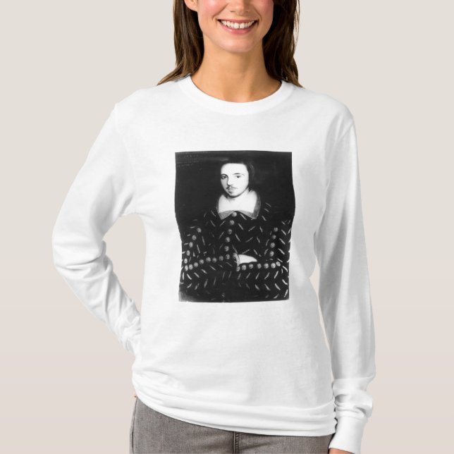 Portrait said to be Christopher Marlowe T-Shirt (Front)