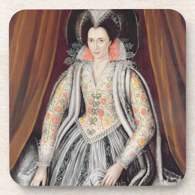 Portrait said to be Susan, Lady Grey Beverage Coaster (Front)