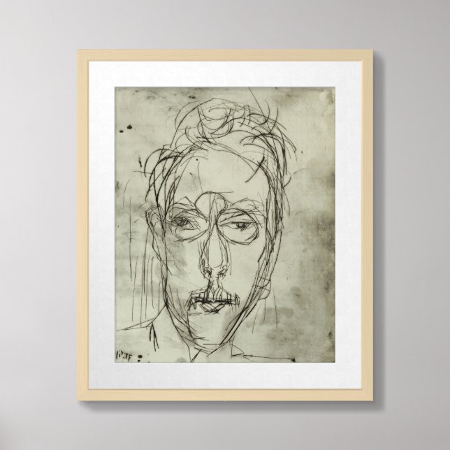 Portrait Schaeffer | Albert Müller Framed Art (Framed Front)