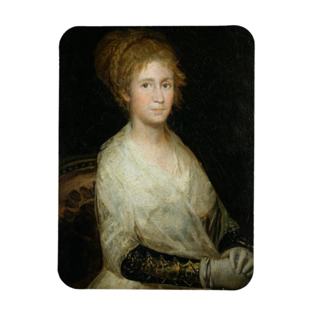 Portrait thought to be Josepha Bayeu (d.1812) wife Magnet (Vertical)