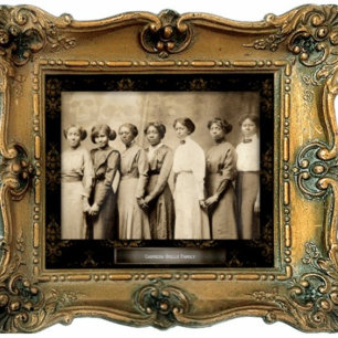 Portrait Wall Decal African-American Family