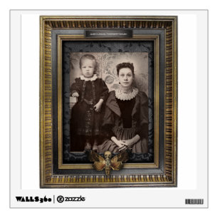 Portrait Wall Decal Brother & Sister