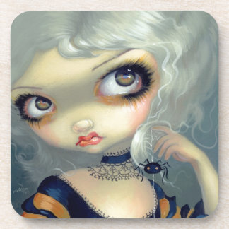 "Portrait with a Spiderling" Coasters