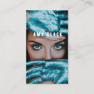 Portrait Woman Girl Photography Business Card