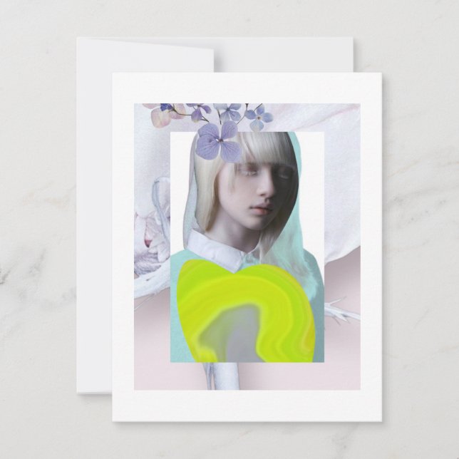 Portrait young girl pastel fluorescent digital col (Front)