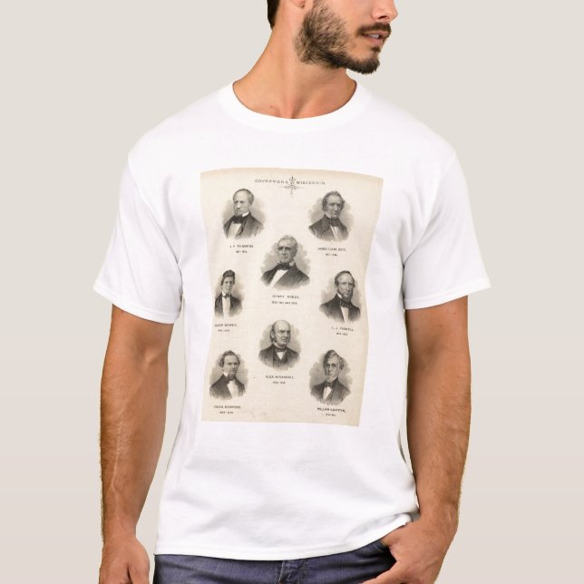 Portraits Governors of Wisconsin NP Talmadge T-Shirt (Front)