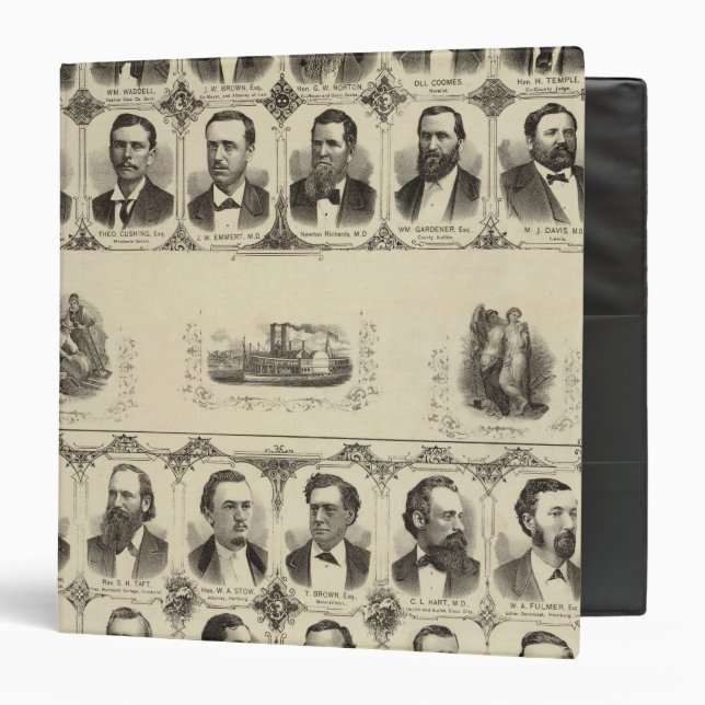 Portraits of Citizens of Cass County Binder (Front/Inside)