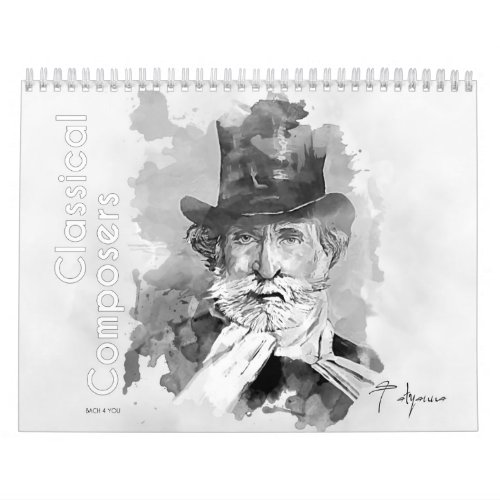 Portraits of Classical Composers Calendar