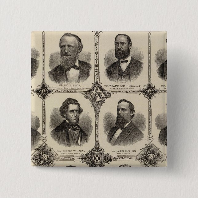 Portraits of EG Potter, Delano T Smith Button (Front)