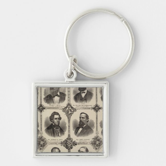 Portraits of EG Potter, Delano T Smith Keychain (Front)